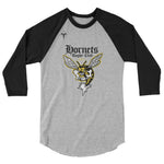 Hornets Rugby Club 3/4 sleeve raglan shirt