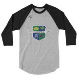 Kingwood Rugby Club Inc. 3/4 sleeve raglan shirt