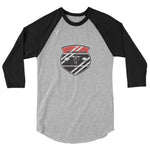 TTU Rugby Club 3/4 sleeve raglan shirt