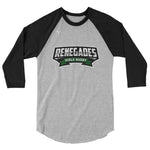 Renegades Girls Rugby 3/4 sleeve raglan shirt