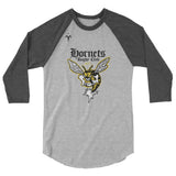 Hornets Rugby Club 3/4 sleeve raglan shirt