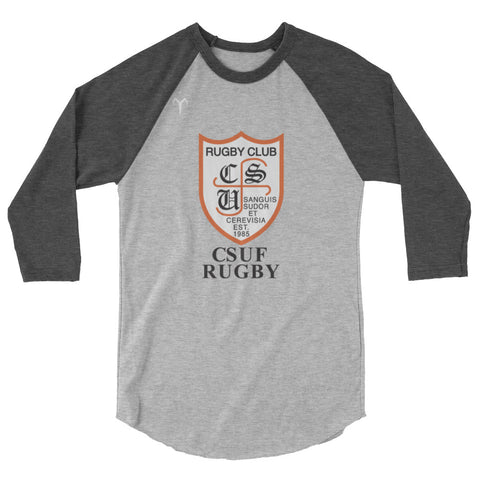 CSUF Rugby 3/4 sleeve raglan shirt