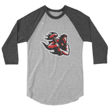 Vulcan Rugby 3/4 sleeve raglan shirt