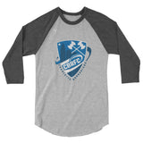 Charlotte Barbarians Rugby 3/4 sleeve raglan shirt