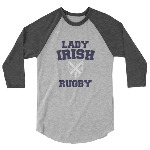 Lady Irish Rugby 3/4 sleeve raglan shirt