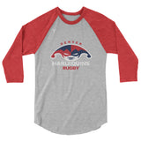 Denver Harlequins Rugby 3/4 sleeve raglan shirt