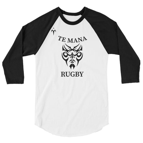 Te Mana Rugby 3/4 sleeve raglan shirt