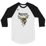 Hornets Rugby Club 3/4 sleeve raglan shirt