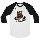 Magic City Marmots 3/4 sleeve raglan shirt