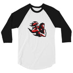 Vulcan Rugby 3/4 sleeve raglan shirt