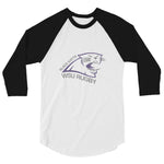 Black Katts WSU Rugby 3/4 sleeve raglan shirt