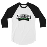 Renegades Girls Rugby 3/4 sleeve raglan shirt