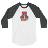 American Fork Cavemen Rugby 3/4 sleeve raglan shirt