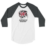 Badger Rugby 3/4 sleeve raglan shirt
