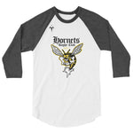 Hornets Rugby Club 3/4 sleeve raglan shirt