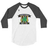 Savannah Shamrocks Rugby 3/4 sleeve raglan shirt