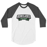 Renegades Girls Rugby 3/4 sleeve raglan shirt
