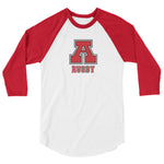 American Fork Cavemen Rugby 3/4 sleeve raglan shirt