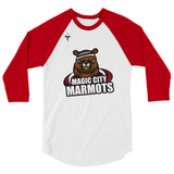 Magic City Marmots 3/4 sleeve raglan shirt