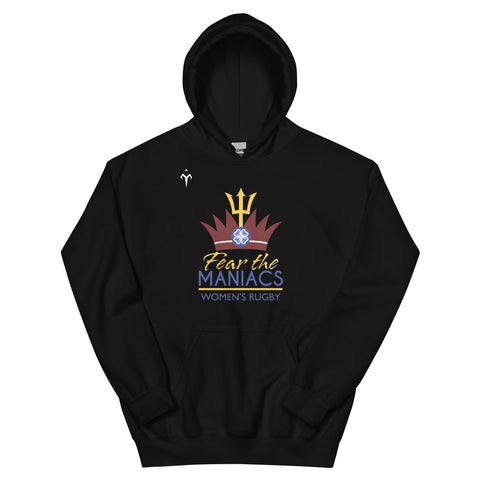 Fear the Maniacs Women's Rugby Unisex Hoodie