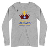 Fear the Maniacs Women's Rugby Unisex Long Sleeve Tee