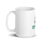 South River Sentinels Rugby Club White glossy mug